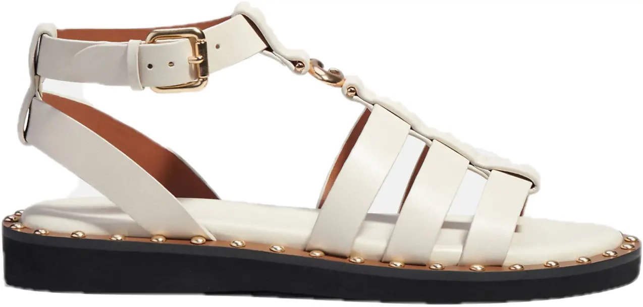 Dép Coach Giselle Sandal 'Chalk' CA488-CHK — kich-thuoc: 38