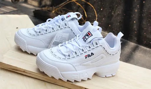 Giày Fila DISRUPTOR 2 White " Cá Mập" FS1HTA3091X — ảnh 2