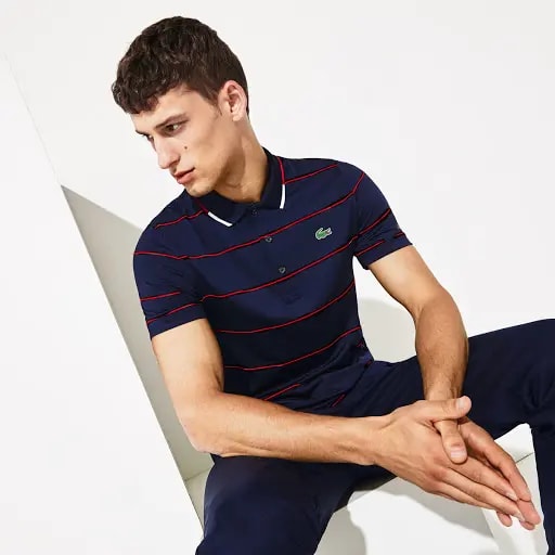 Lacoste President's Cup Short Sleeve DH0428-19C — ảnh 4