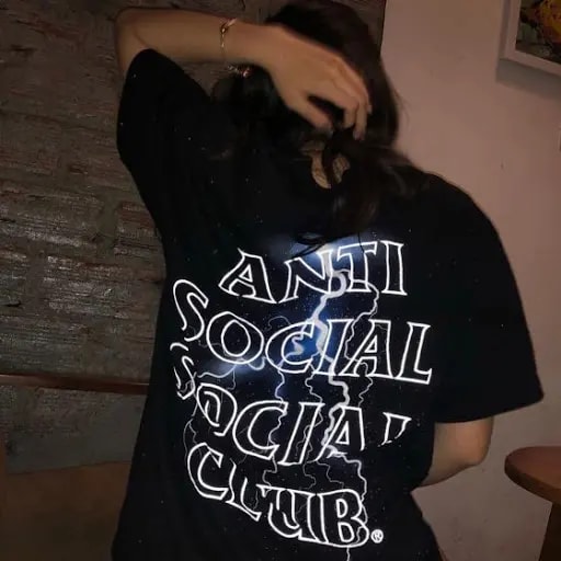 Áo Anti Social Social Club Twister Tee Black ASSC-TWTBK — ảnh 4