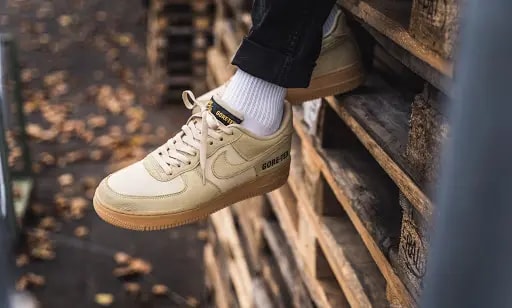 Giày Nike Air Force 1 LV8 Gore-Tex  'Gold' CQ4215-700 — ảnh 5