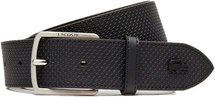 Thắt Lưng Lacoste Engraved Buckle Textured 'Black' RC4005M53G-000 Thắt Lưng Lacoste Engraved Buckle Textured 'Black' RC4005M53G-000