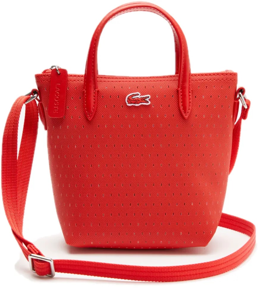 Túi Lacoste L.12.12 Small Tote 'Red' NF4241S53G-L41 — kich-thuoc: 15-x-18-x-7-cm