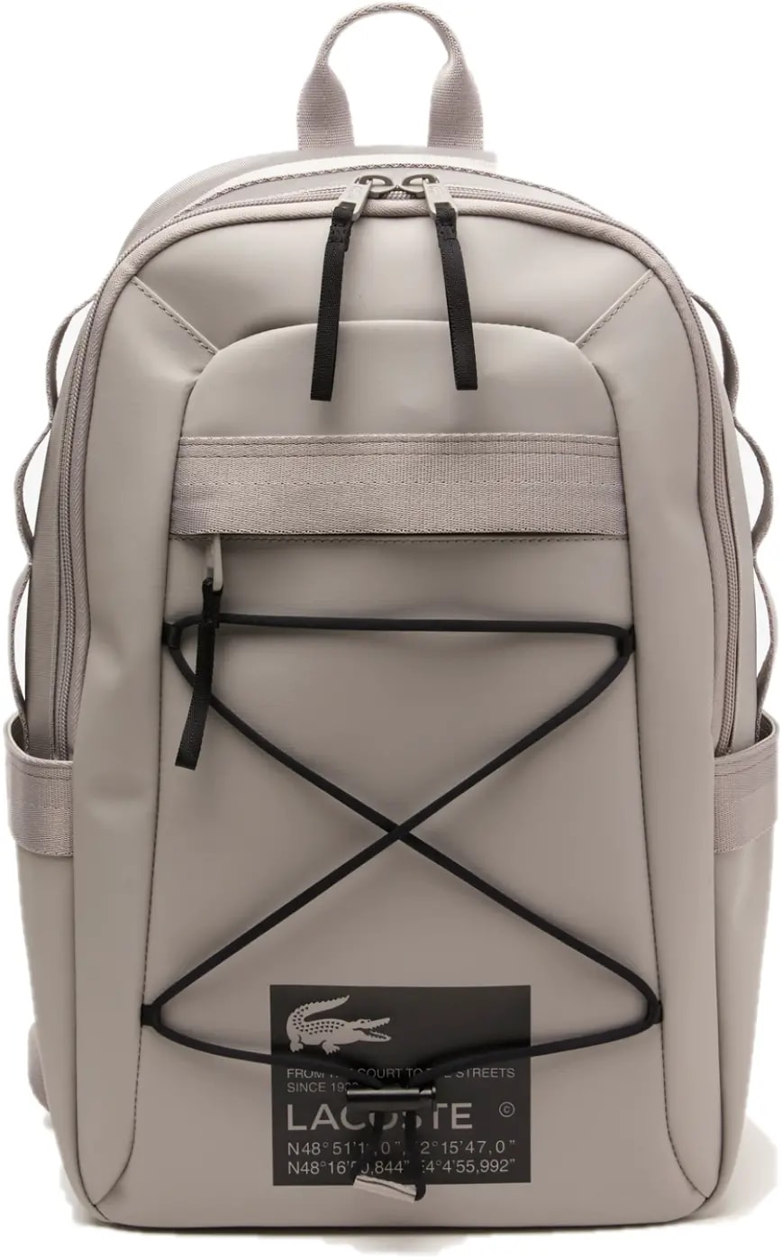 Balo Lacoste Closure Waterproof 'Cream' NH4075O53G-L71 — kich-thuoc: 29-x-46-x-15-cm