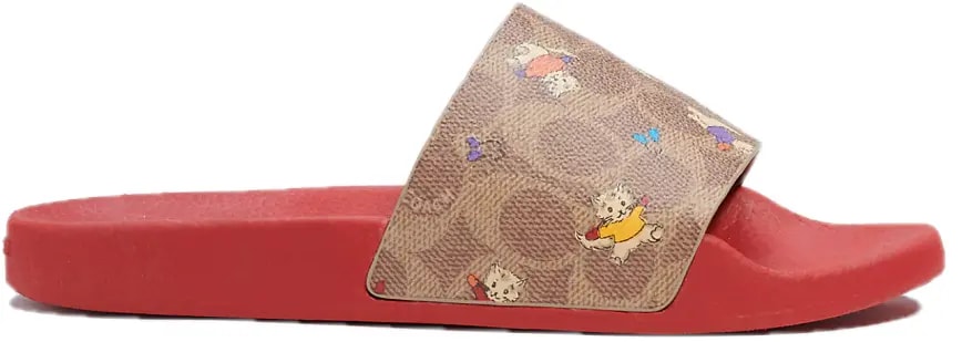 Dép Coach Udele Sport Slide 'Tan Multi' C6965 — kich-thuoc: 38.5