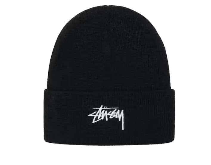 Mũ Stussy x Our Legacy Work Shop Yin Yang Beanie 'Black' — ảnh 2