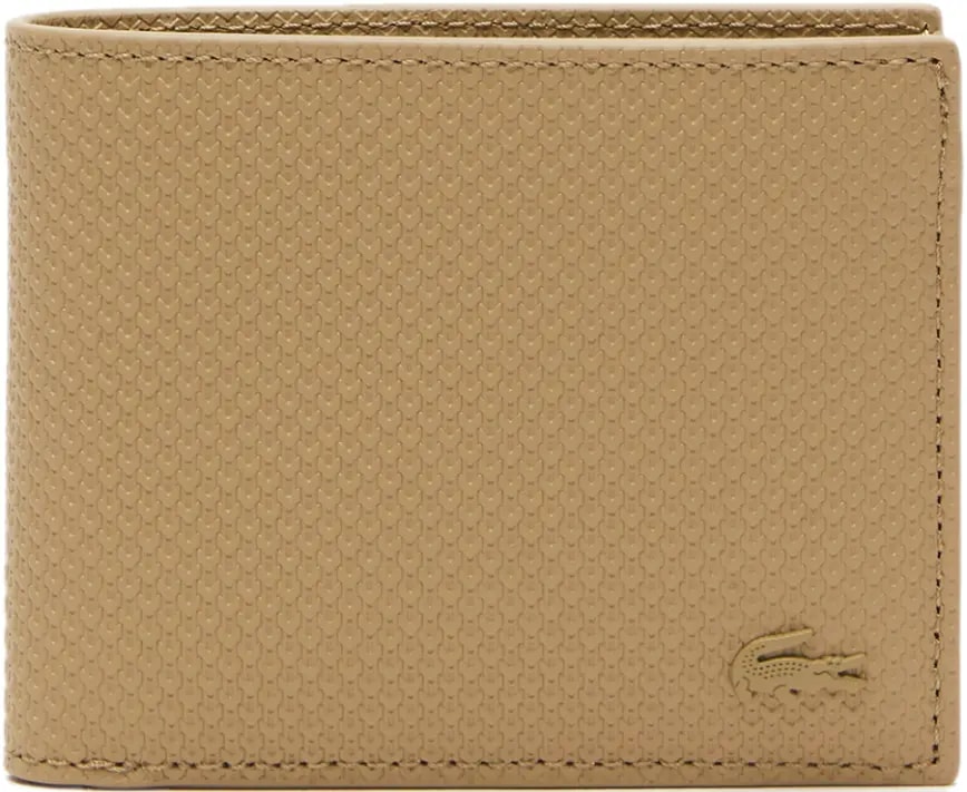 Ví Lacoste Shantaco Pique Leather Card Wallet 'Beige' NH2824C53G-L32 — kich-thuoc: lien-he-order
