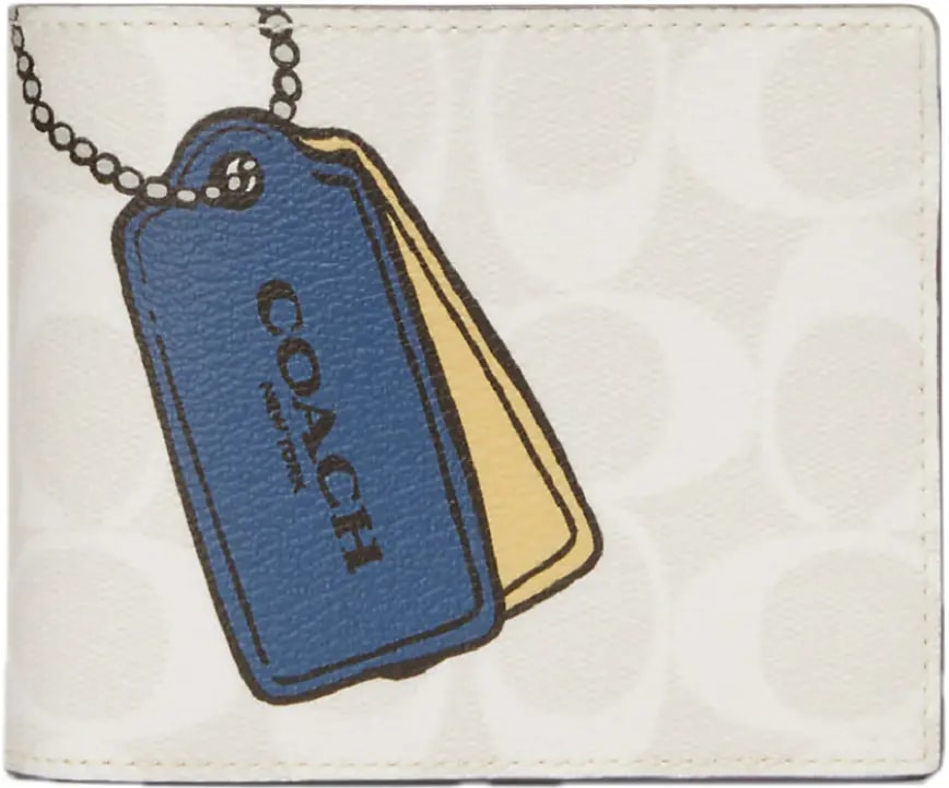 Ví Coach 3 In 1 Wallet In Signature Canvas 'Silver' CH085-SVCAH — kich-thuoc: 11-x-9-5-x-2-cm