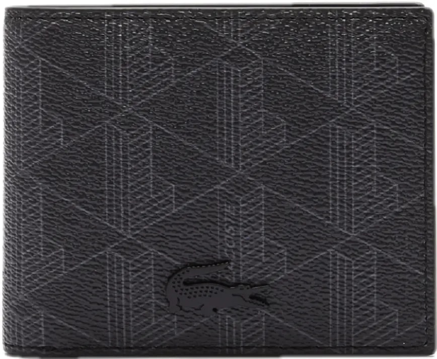 Ví Lacoste The Blend Slim Short Wallet 'Black' NH3697L52G-H45 — kich-thuoc: 11-5-x-9-x-2-5-cm