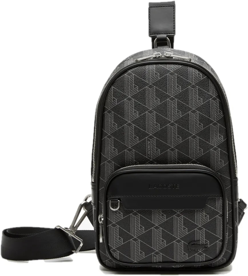Túi Lacoste The Blend Monogram Crossbody Bag 'Black' NH4131L53G-H45 — kich-thuoc: lien-he-order