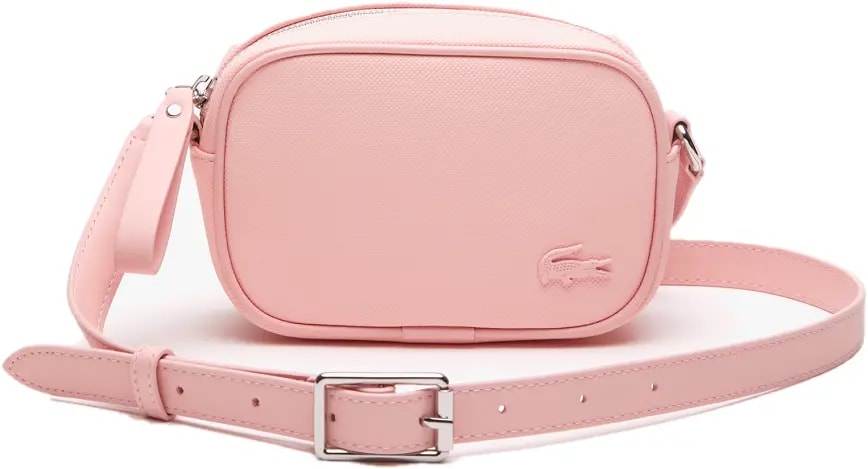 Túi Lacoste Small Zippered Shoulder 'Pink' NF4253D53G-L38 — kich-thuoc: 16-x-11-x-6-cm