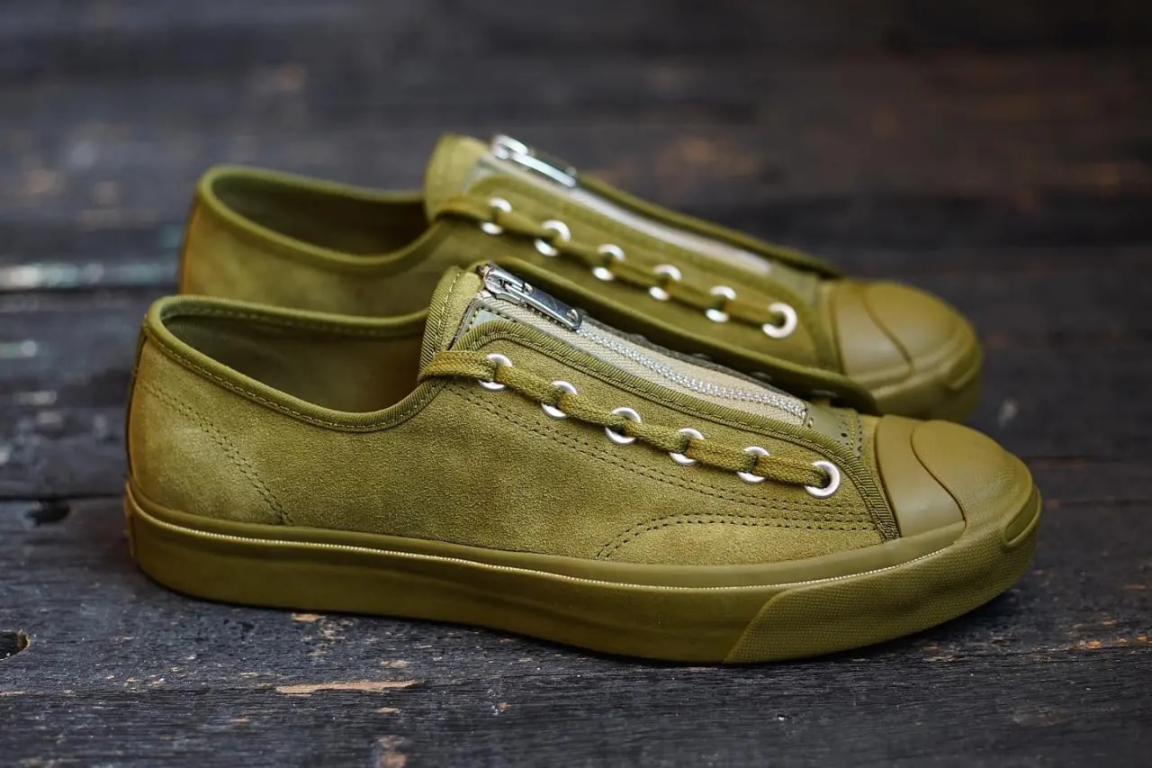 Giày Converse Jack Purcell Zip 'Gold' 168702C — ảnh 3