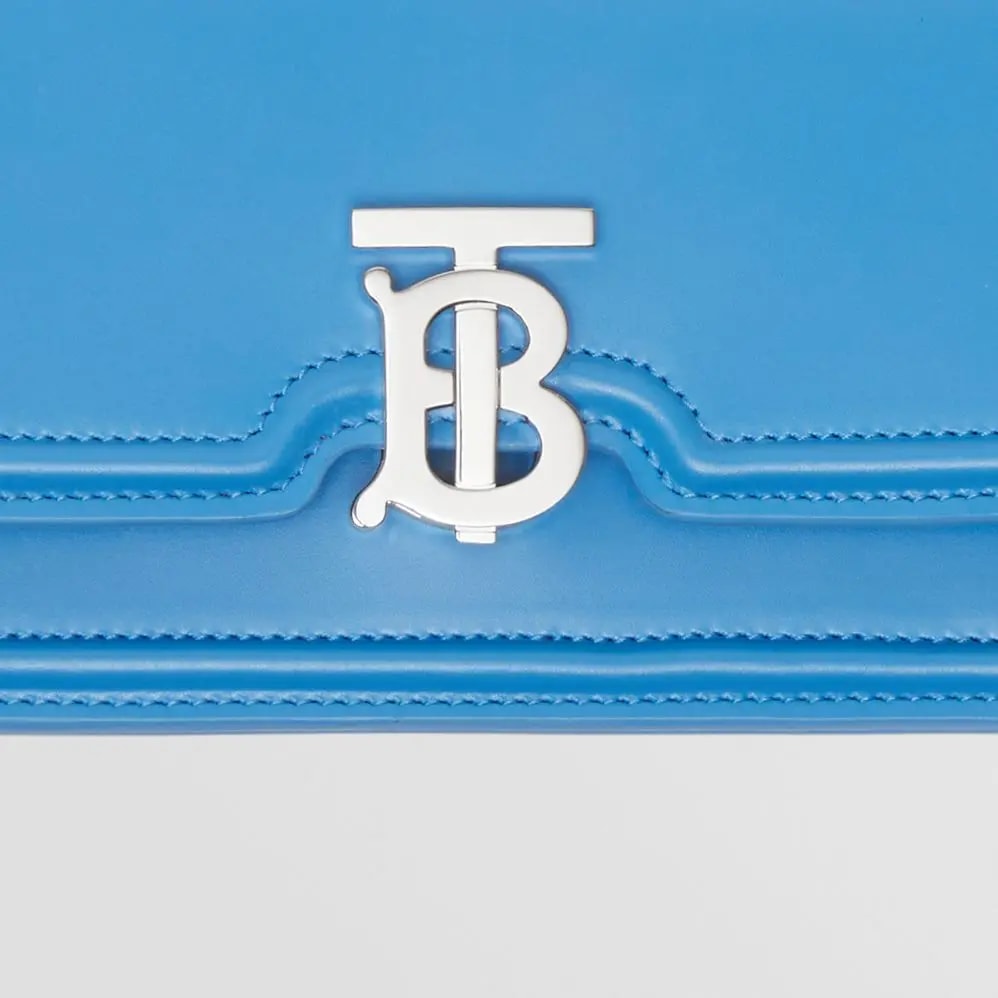 Túi Burberry Mini Leather Chain TB Bag 'Bright Sky Blue' — ảnh 2