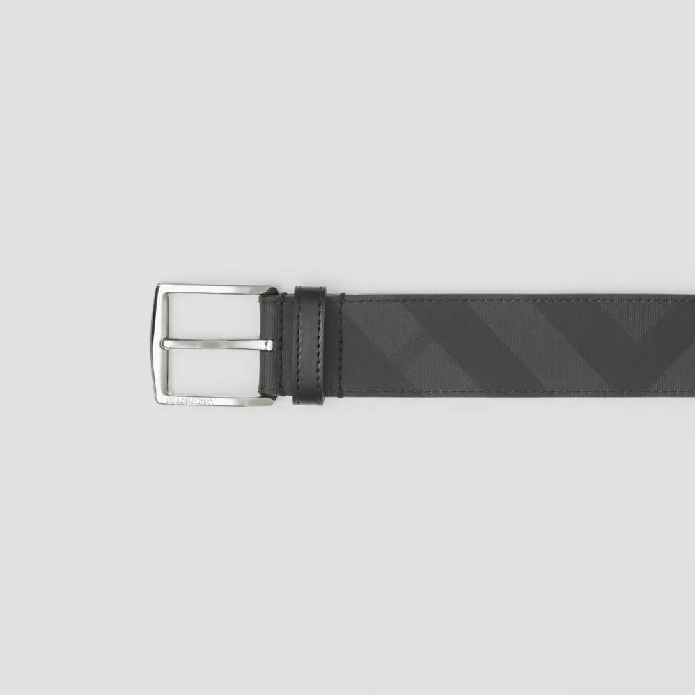 Thắt Lưng Burberry London Check Leather Belt 'Dark Charcoal' p80155781 — ảnh 2