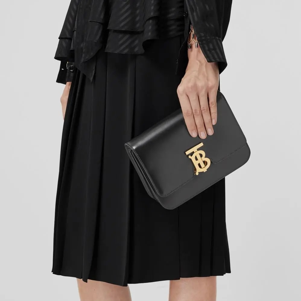 Túi Burberry Small Leather TB Bag 'Black' — ảnh 3