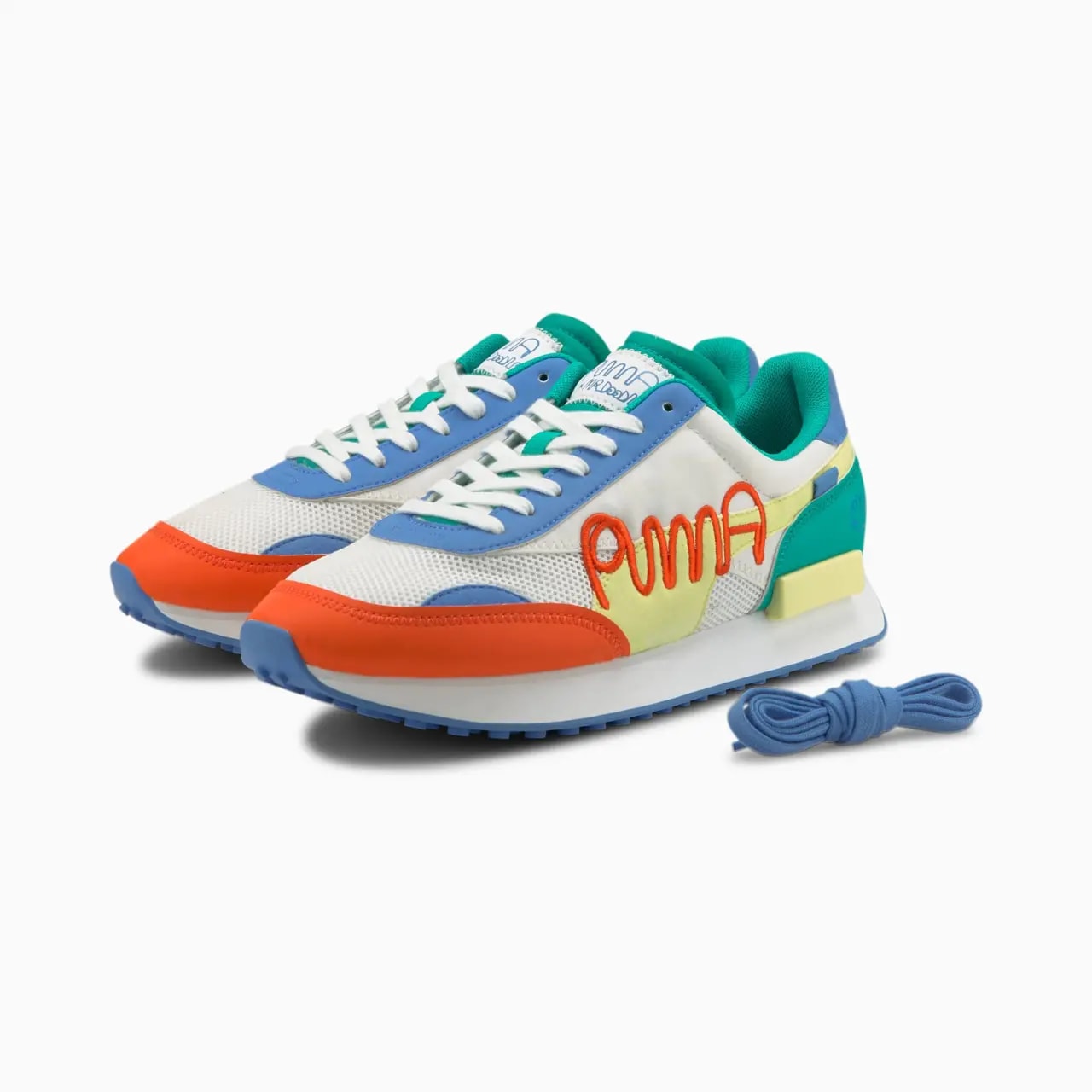 Giày Puma Mr. Doodle x Future Rider 'Puma Wordmark Embroidery' 375790-01 — ảnh 5
