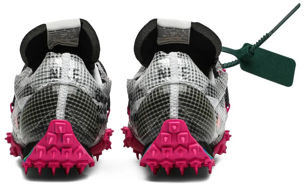 Giày Nike Off-White x Wmns Waffle Racer 'Fuchsia' CD8180-001 — ảnh 4