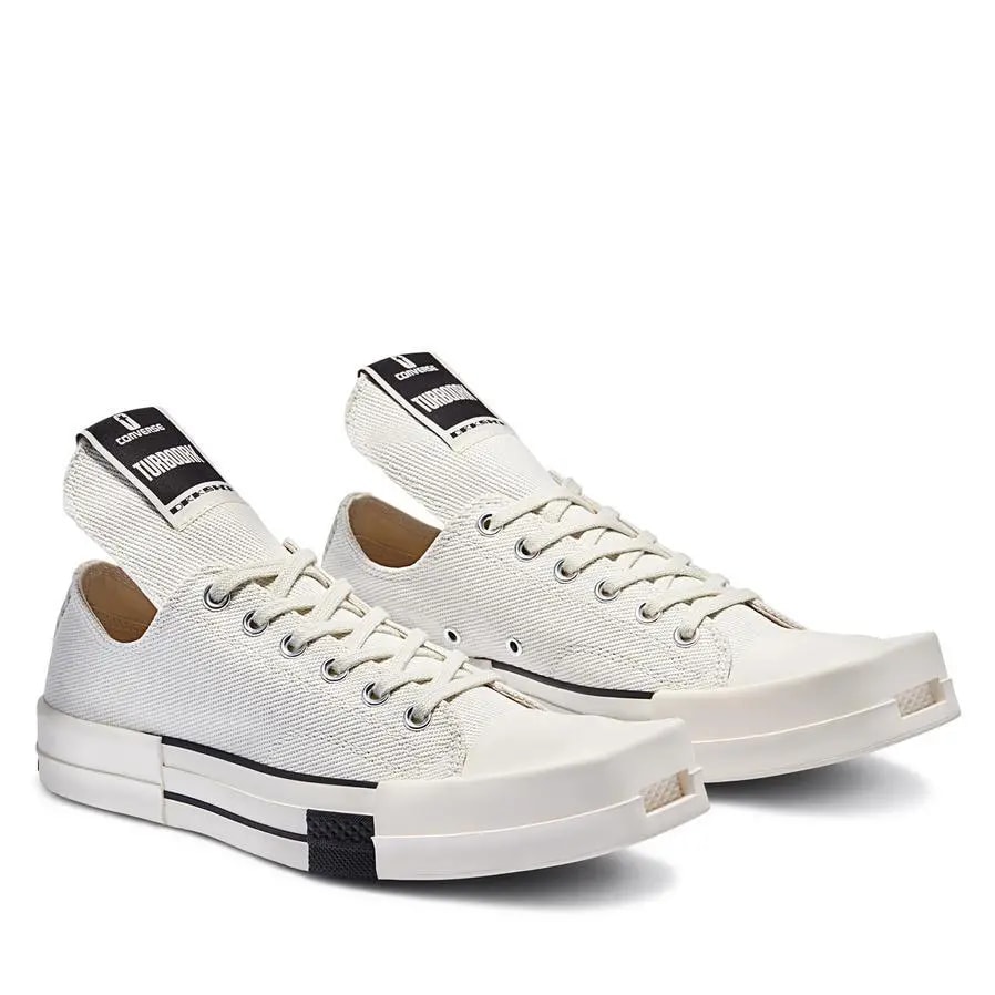 Giày Converse Rick Owens x TURBODRK Chuck 70 Low 'Lily White' 172345C — ảnh 2