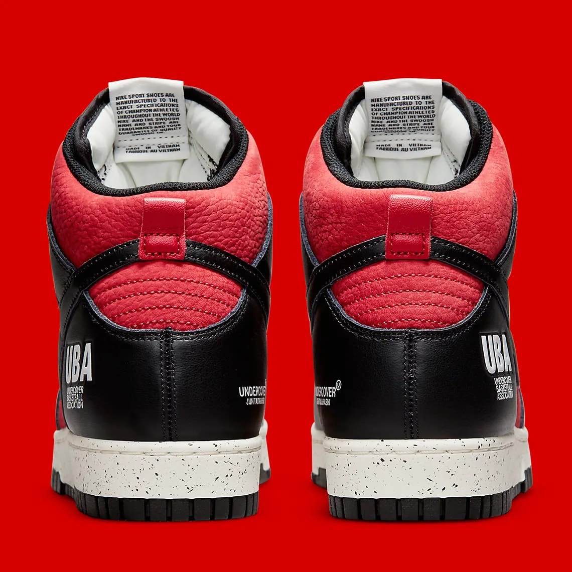 Giày Nike Undercover x Dunk High 1985 'UBA' DD9401-600 — ảnh 4
