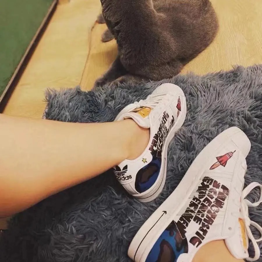 Giày Adidas Kasing Lung x Disney x Superstar 'Labubu Mickey Mouse' GZ8839 — ảnh 4