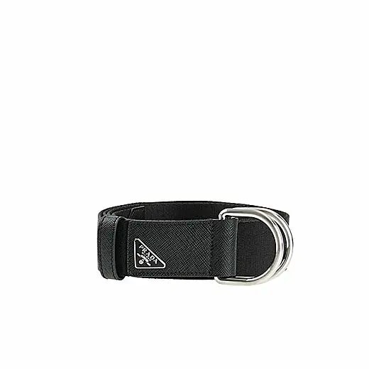 Thắt Lưng Prada Triangle Logo Double D Ring Belt 2CN028 BV1 F0002