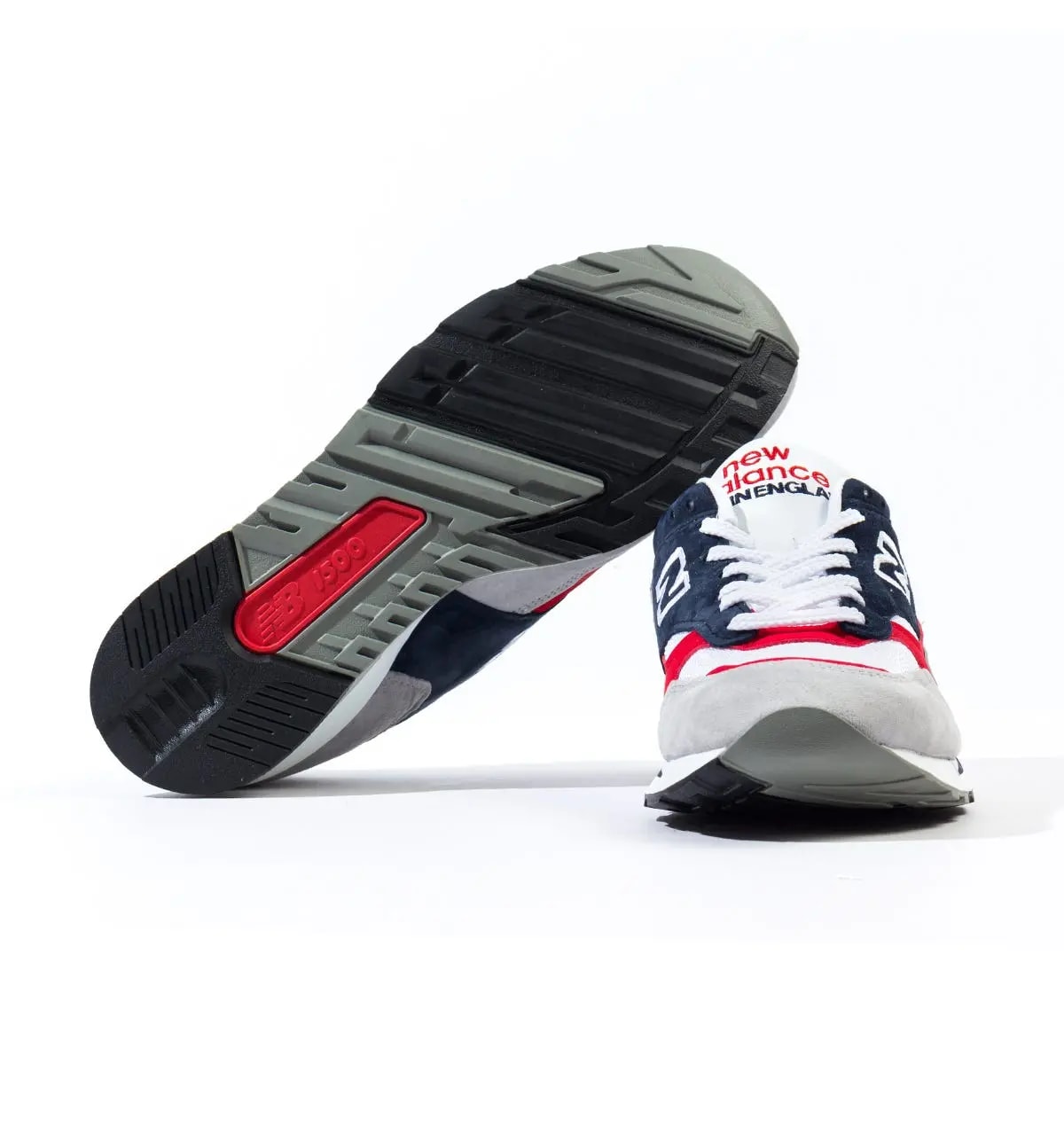 Giày New Balance 1500 Made in England 'Grey Navy Red' M1500GWR — ảnh 4