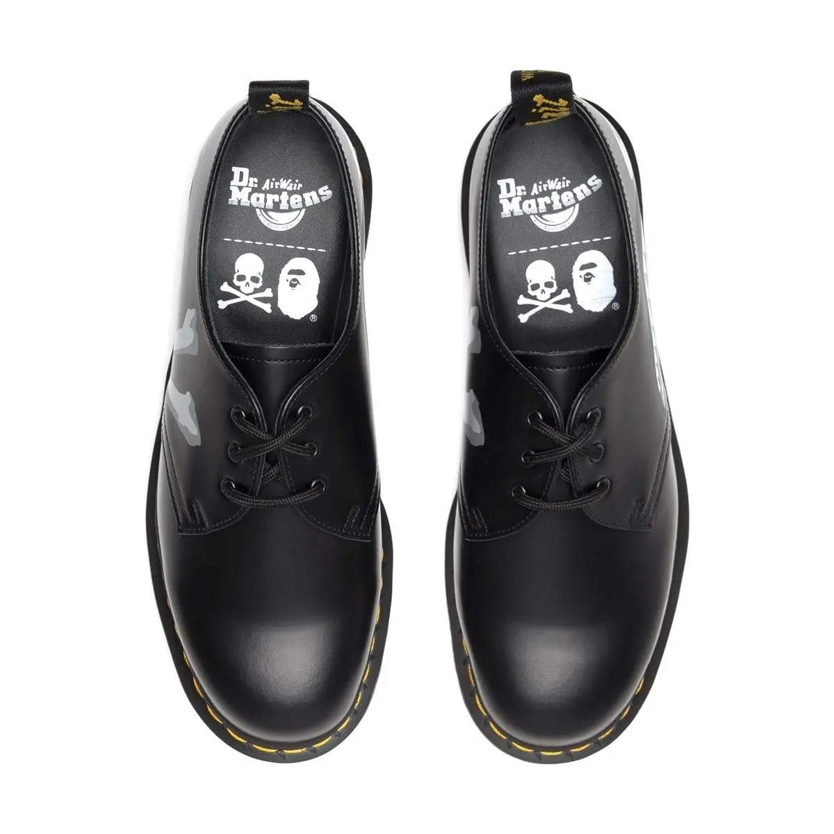 Giày Dr. Martens Bape x Mastermind Japan x 1461 'Skull' 27044001 — ảnh 4