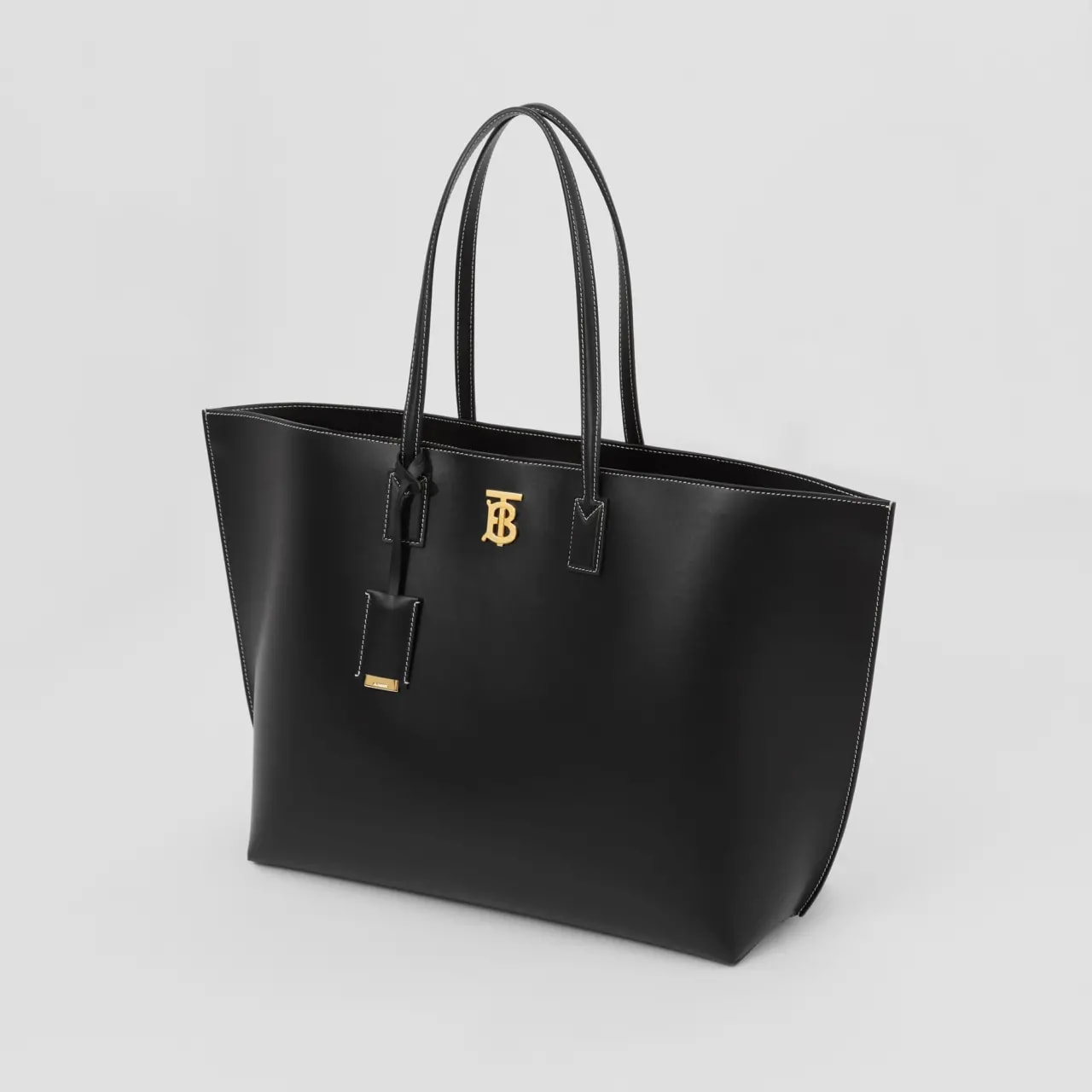 Túi Burberry Large Monogram Motif Leather Tote 'Black' — ảnh 3