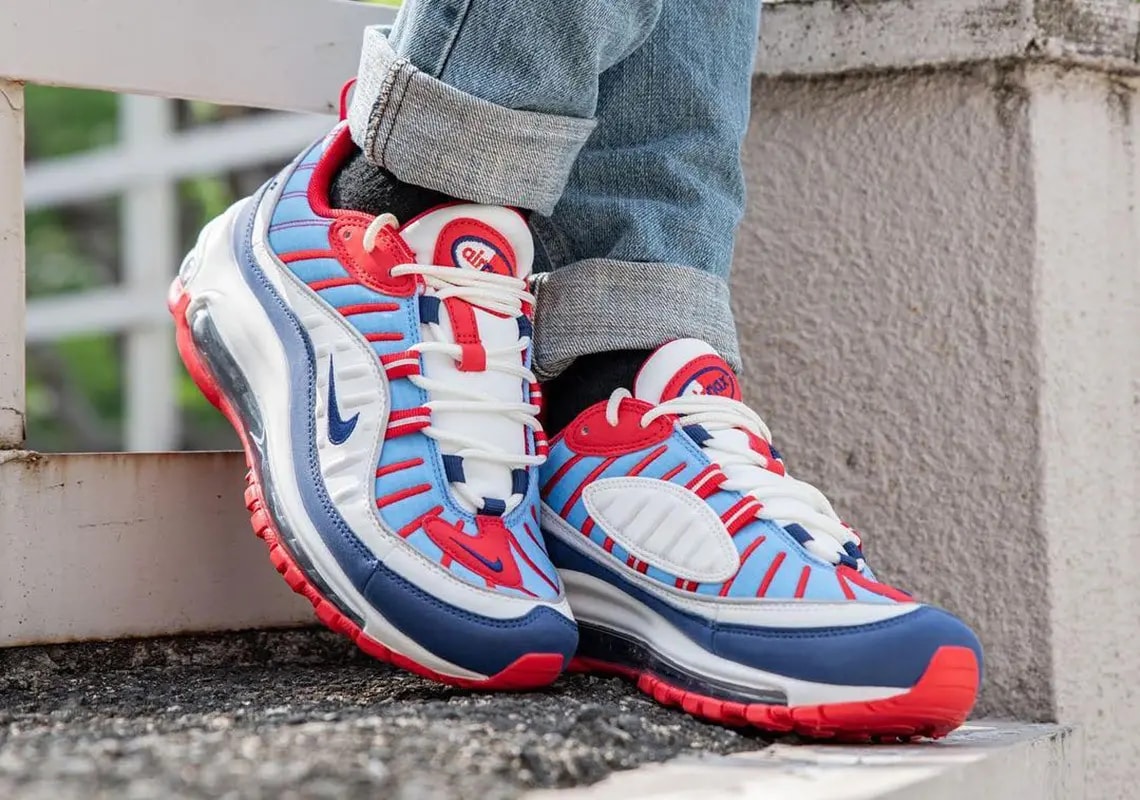 Giày Nike Wmns Air Max 98 '4th of July' AH6799-112 — ảnh 3