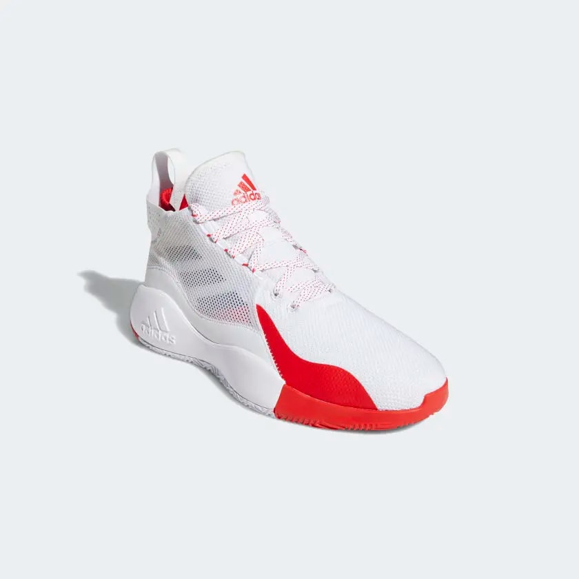 Giày Adidas D Rose 773 2020 'White Vivid Red' FX7120 — ảnh 5