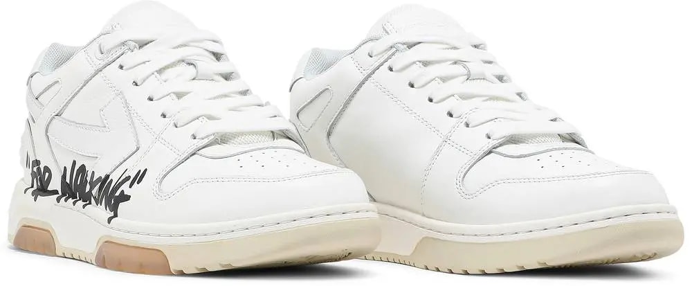 Giày Off-White Out of Office Low 'For Walking White Black' OMIA189R21LEA002-0101 — ảnh 5
