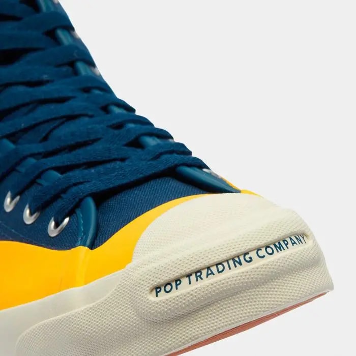 Giày Converse Pop Trading Company x Jack Purcell 'Navy Yellow' 169006C — ảnh 2