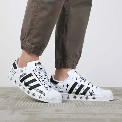 Giày Adidas Superstar 'Sharpie Pack Graffiti White Black' GV9804 — ảnh 2