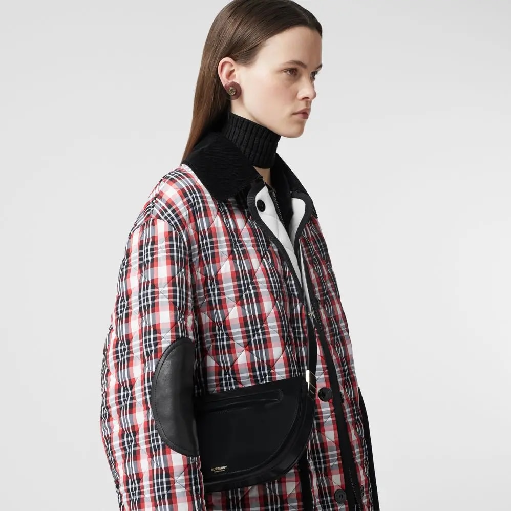 Túi Burberry Medium Leather Olympia Bag 'Black' — ảnh 3