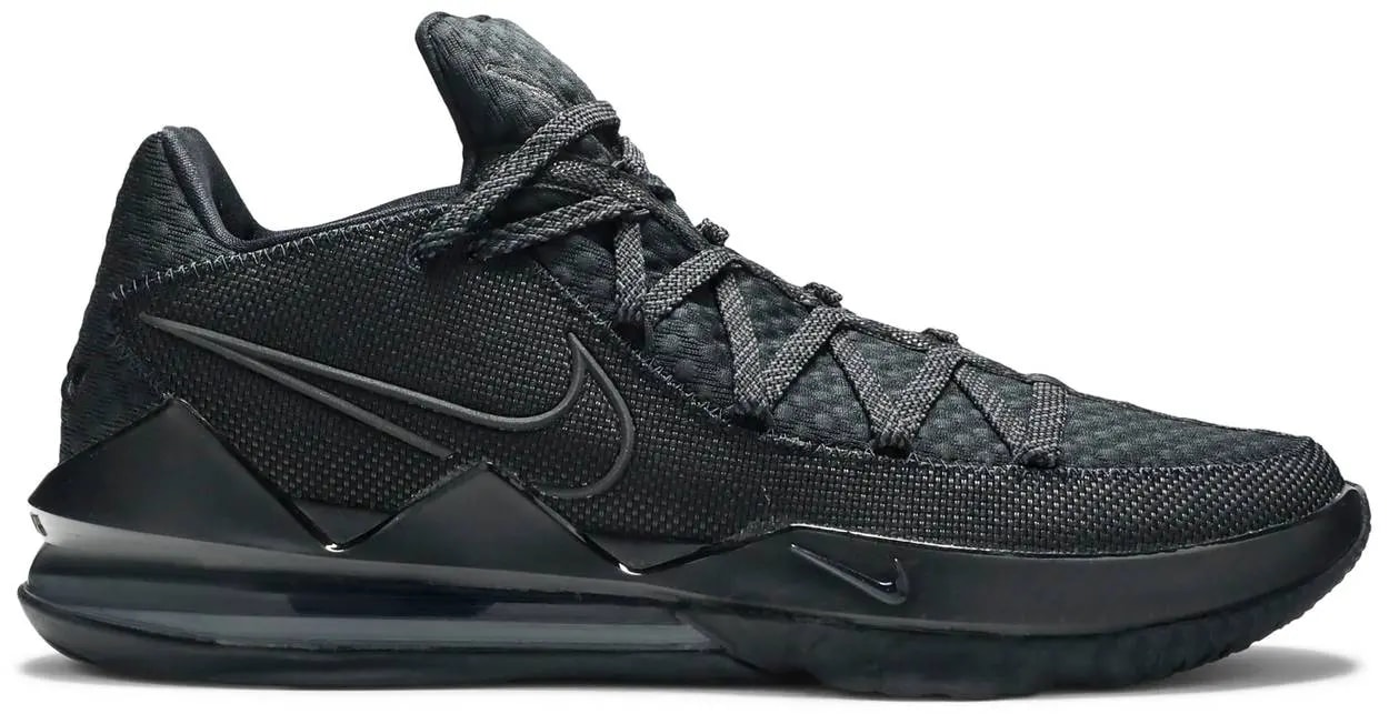 Giày Nike LeBron 17 Low 'Triple Black' CD5007-003 — kich-thuoc: 41