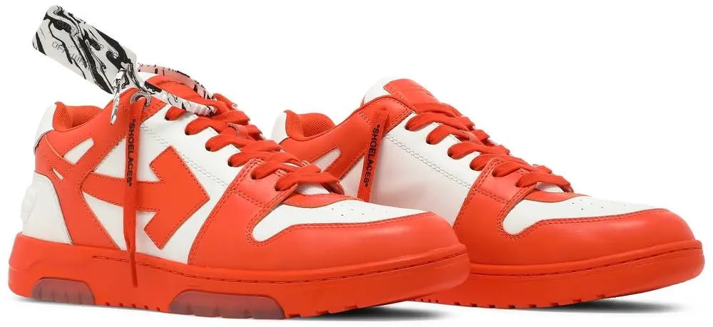 Giày Off-White Out of Office Low 'White Orange' OMIA189R21LEA001-2501 — ảnh 4