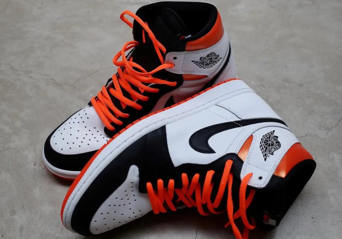 Giày Nike Air Jordan 1 Retro High OG 'Electro Orange' 555088-180 — ảnh 4