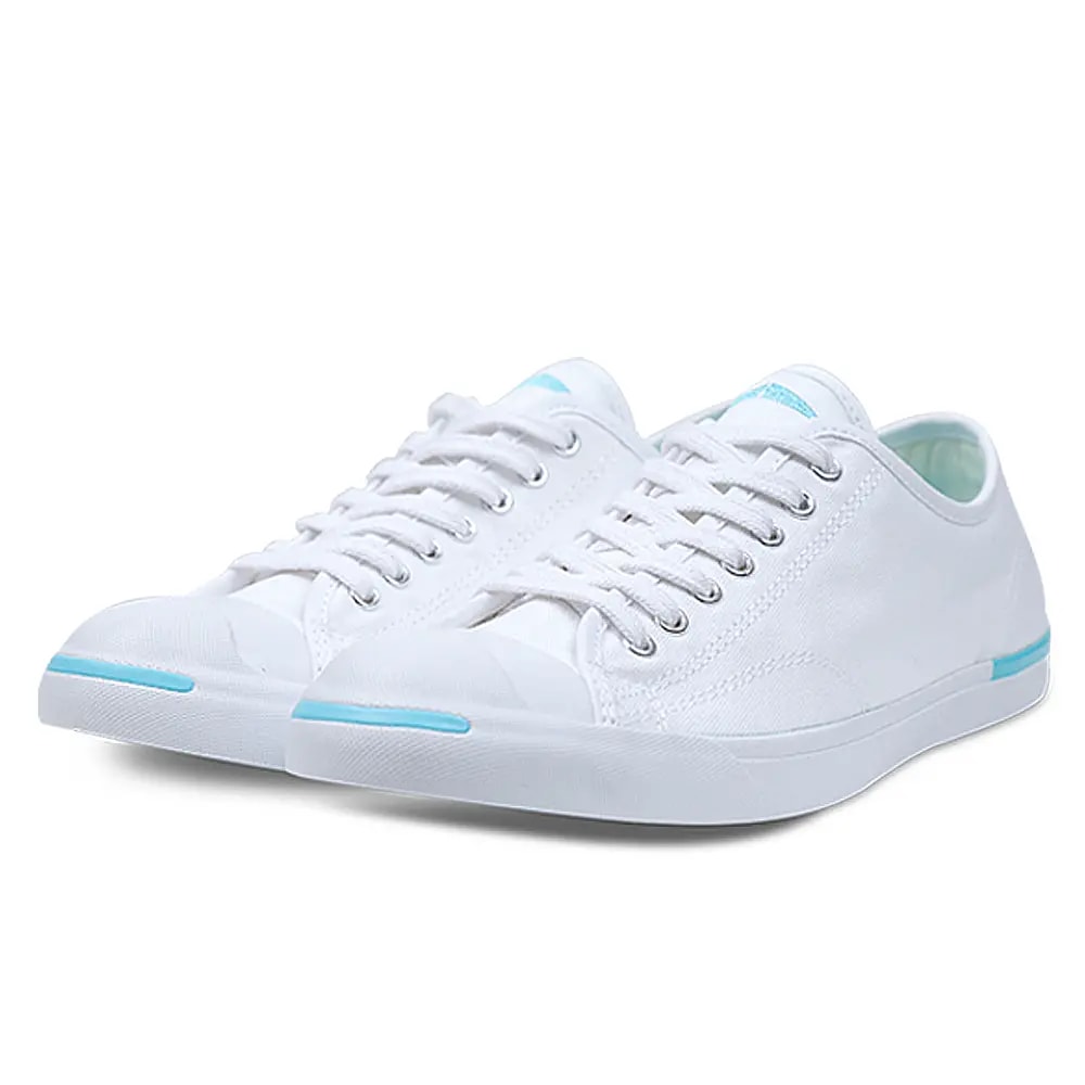 Giày Converse Jack Purcell Low Canvas 'White Blue' 160817C — ảnh 2
