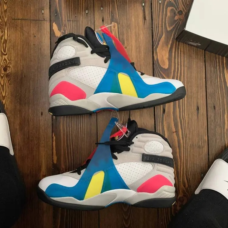 Giày Nike Air Jordan 8 Retro SP SE 'Multi-Color' BQ7666-100 — ảnh 5