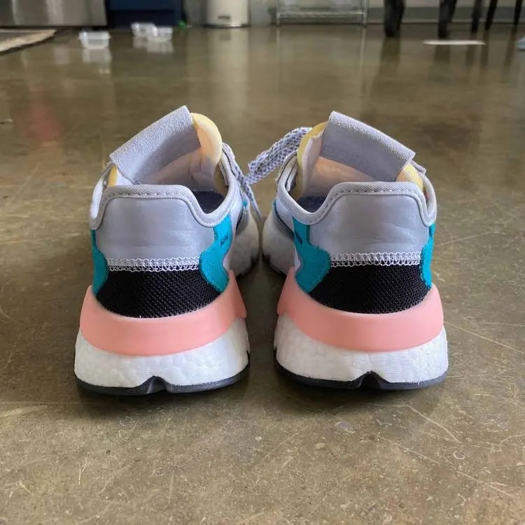 Giày Adidas Nite Jogger 'White Hi-Res Aqua' FV3852 — ảnh 3