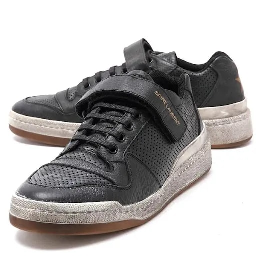 Giày Saint Laurent SL24 Men's Mid Top 557624 04L10 1000 — ảnh 3