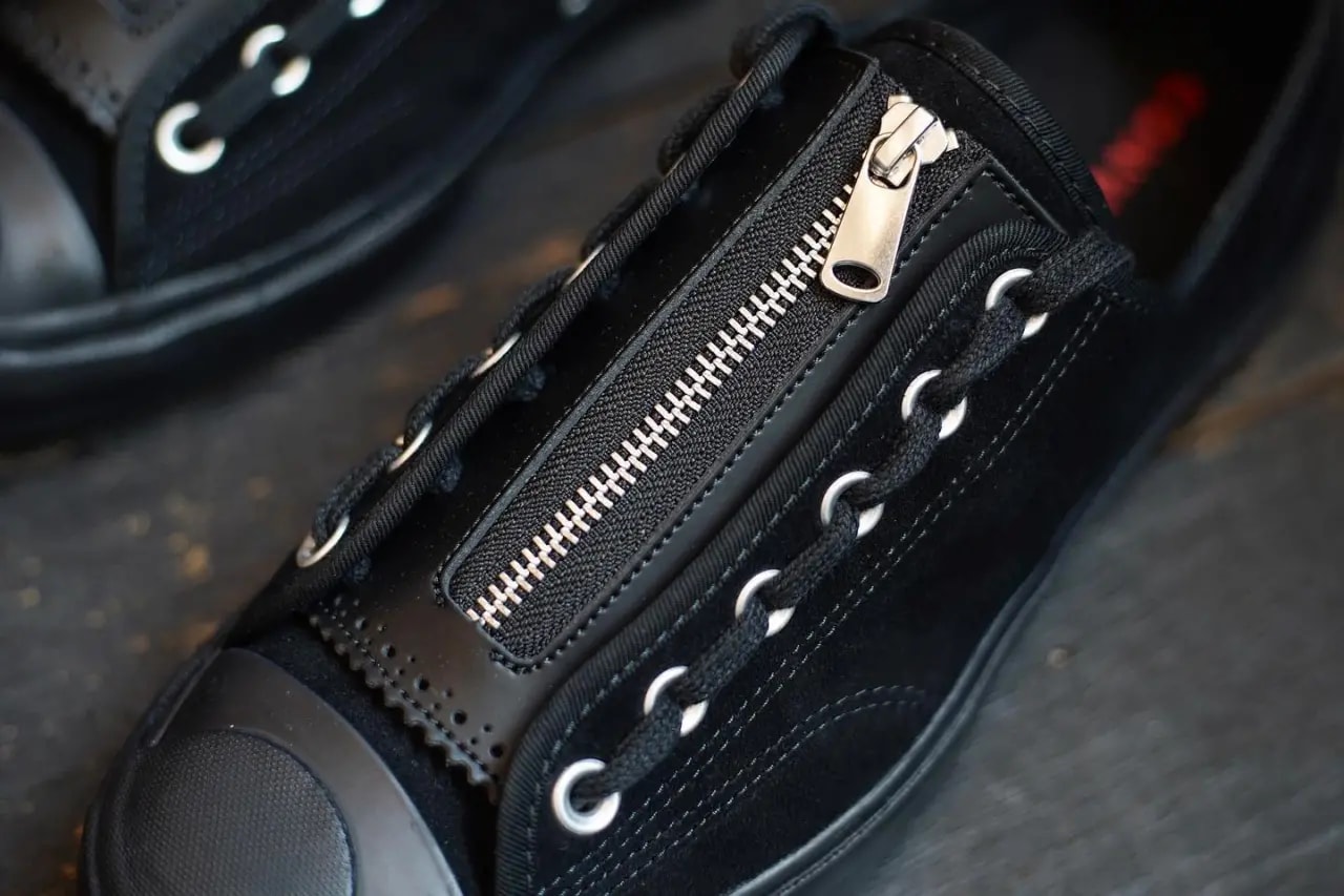 Giày Converse Jack Purcell Zip 'Black' 168703C — ảnh 3