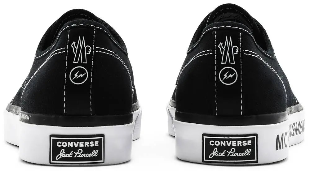 Giày Converse Fragment Design x Moncler x Jack Purcell 'Black' 172321C — ảnh 4