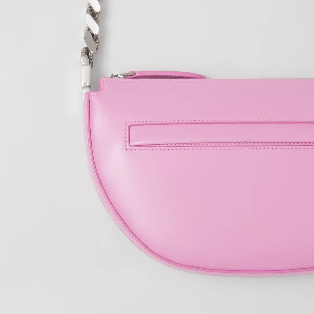 Túi Burberry Mini Leather Zip Olympia Bag 'Primrose Pink' p80459961 — ảnh 3