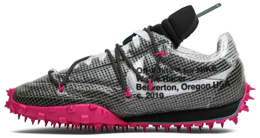 Giày Nike Off-White x Wmns Waffle Racer 'Fuchsia' CD8180-001 — ảnh 2