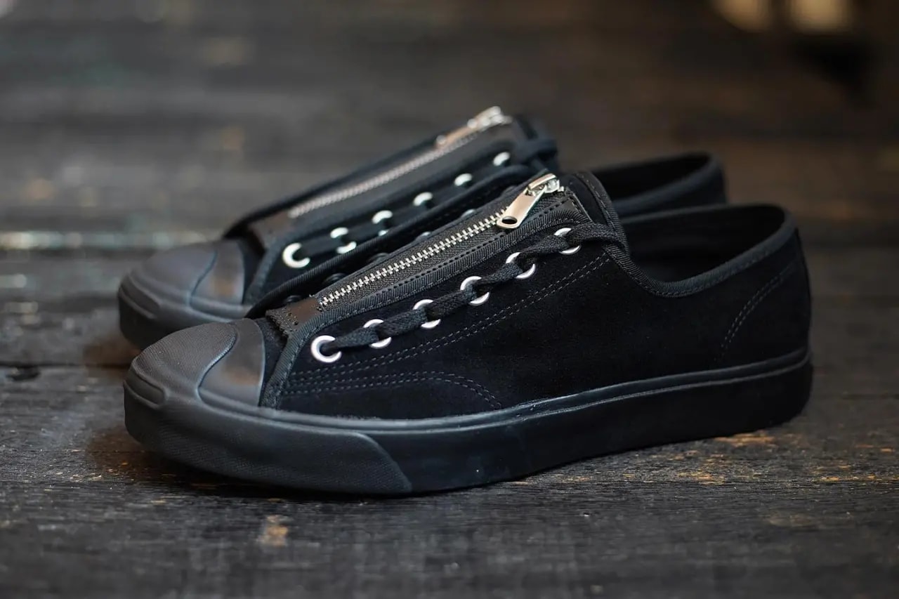 Giày Converse Jack Purcell Zip 'Black' 168703C — ảnh 2