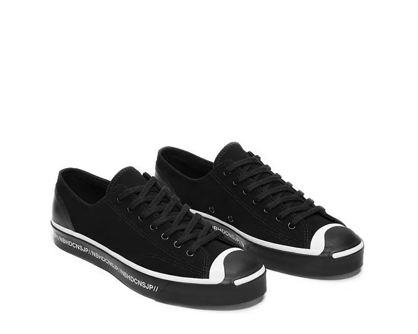 Giày Converse NEIGHBORHOOD x Jack Purcell Low 'Black' 165604C — ảnh 5