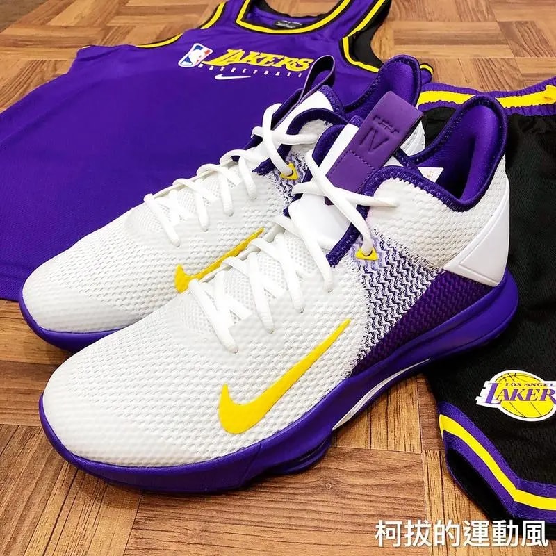 Giày Nike LeBron Witness 4 'Lakers' BV7427-100 — ảnh 2