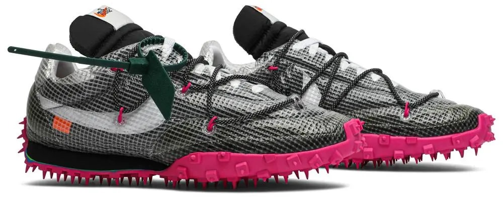 Giày Nike Off-White x Wmns Waffle Racer 'Fuchsia' CD8180-001 — ảnh 5