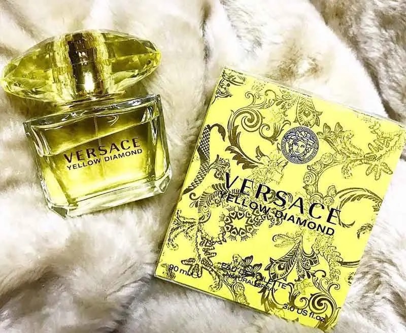 Set Nước Hoa Versace Yellow Diamond (EDT 90ml, EDT Mini 10ml, Túi) — ảnh 5